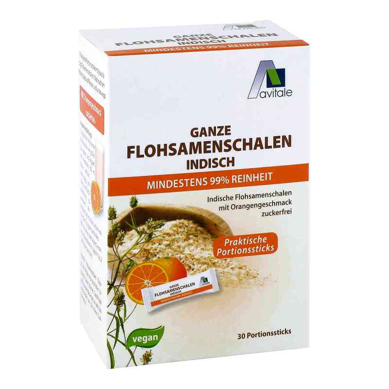 Flohsamenschalen indisch Sticks Orange 30 stk von Avitale GmbH PZN 16010934