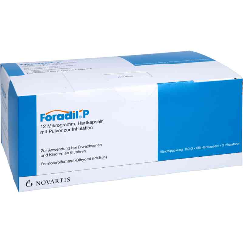 Foradil P + 3 Inhalatoren hartkapsel mit plv.z.inhal. 180 stk von Hexal AG PZN 02813902