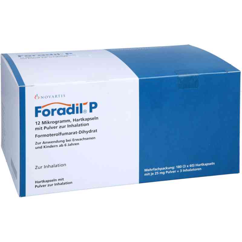 Foradil P + 3 Inhalatoren hartkapsel mit plv.z.inhal. 180 stk von 1 0 1 Carefarm GmbH PZN 15530353