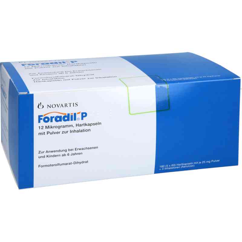 Foradil P + 3 Inhalatoren hartkapsel mit plv.z.inhal. 3X60 stk von FD Pharma GmbH PZN 17448035