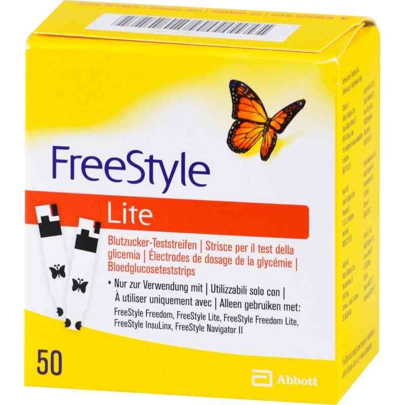 Freestyle Lite Teststreifen ohne Codieren 50 stk von FD Pharma GmbH PZN 13247044