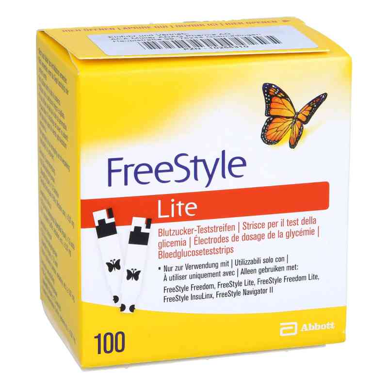 Freestyle Lite Teststreifen ohne Codieren Oeu 2X50 stk von GD Medical Pharma B.V. PZN 12516967