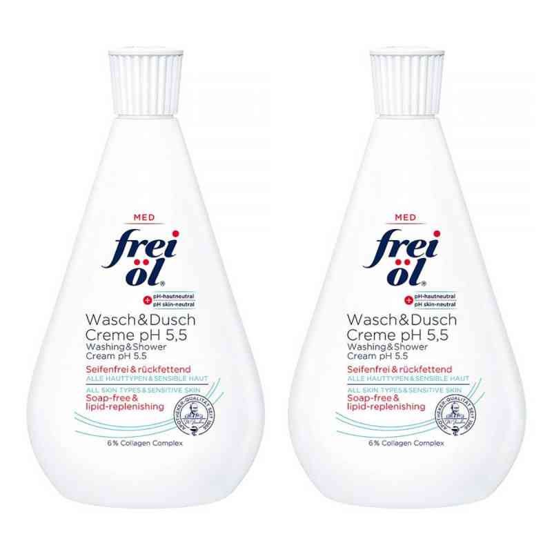 Frei öl Wasch & Duschcreme 2x500 ml von Apotheker Walter Bouhon GmbH PZN 08103732