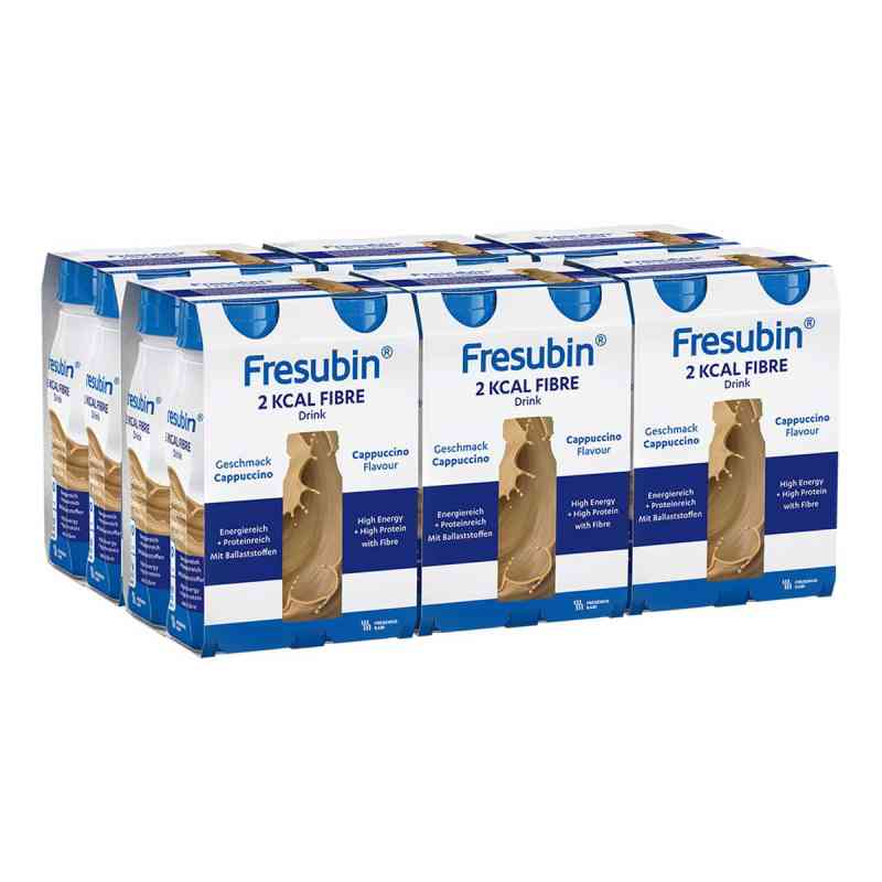 Fresubin 2 kcal Fibre Trinknahrung Cappuccino | Aufbaukost 24X200 ml von Fresenius Kabi Deutschland GmbH PZN 06964650
