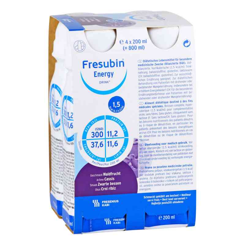 Fresubin Energy Drink Cappuccino Trinkflasche Cpc 4X200 ml von C P C medical GmbH & Co. KG PZN 10134144