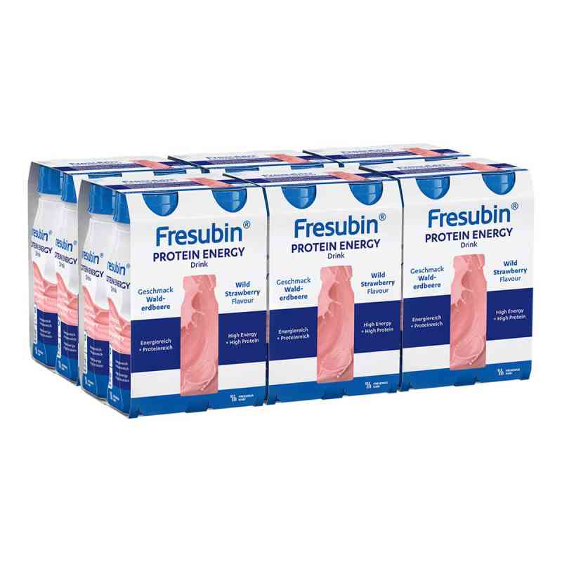 Fresubin Protein Energy Trinknahrung Walderdbeere mit Eiweiß 24x200 ml von Fresenius Kabi Deutschland GmbH PZN 08100368
