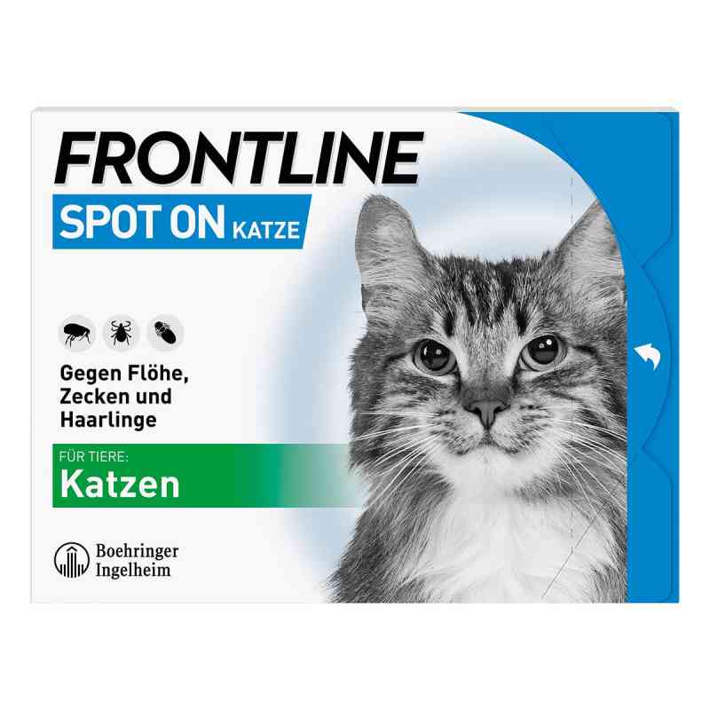 Frontline Spot On Katze gegen Zecken, Flöhe und Haarlinge 6 stk von Boehringer Ingelheim VETMEDICA G PZN 02246426