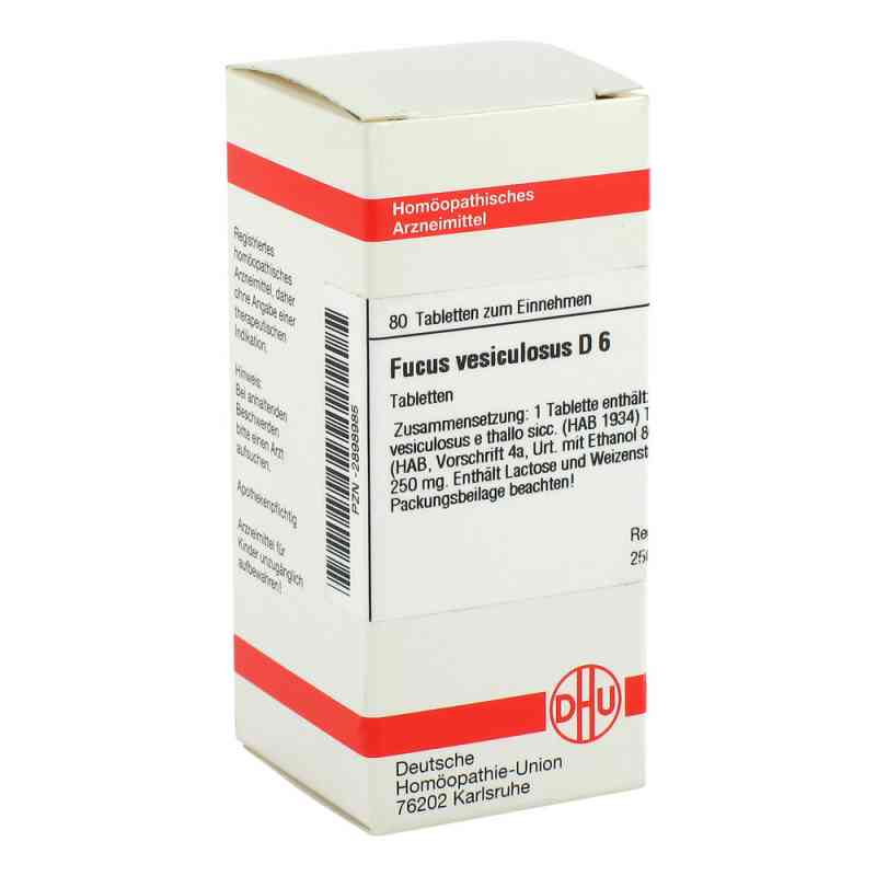 Fucus Vesiculosus D6 Tabletten 80 stk von DHU-Arzneimittel GmbH & Co. KG PZN 02898985