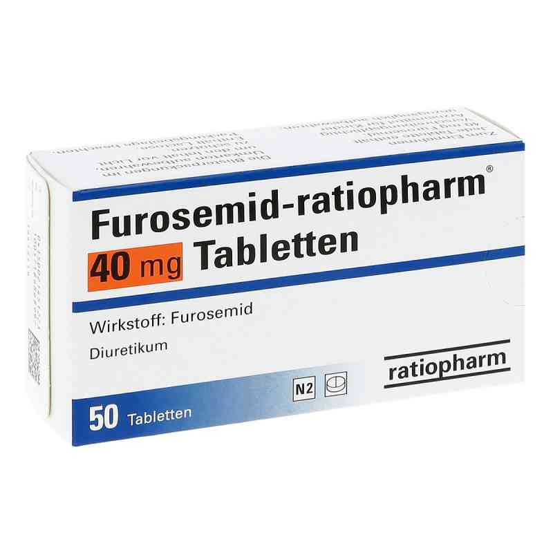 Furosemid-ratiopharm 40mg 50 stk von ratiopharm GmbH PZN 02145122