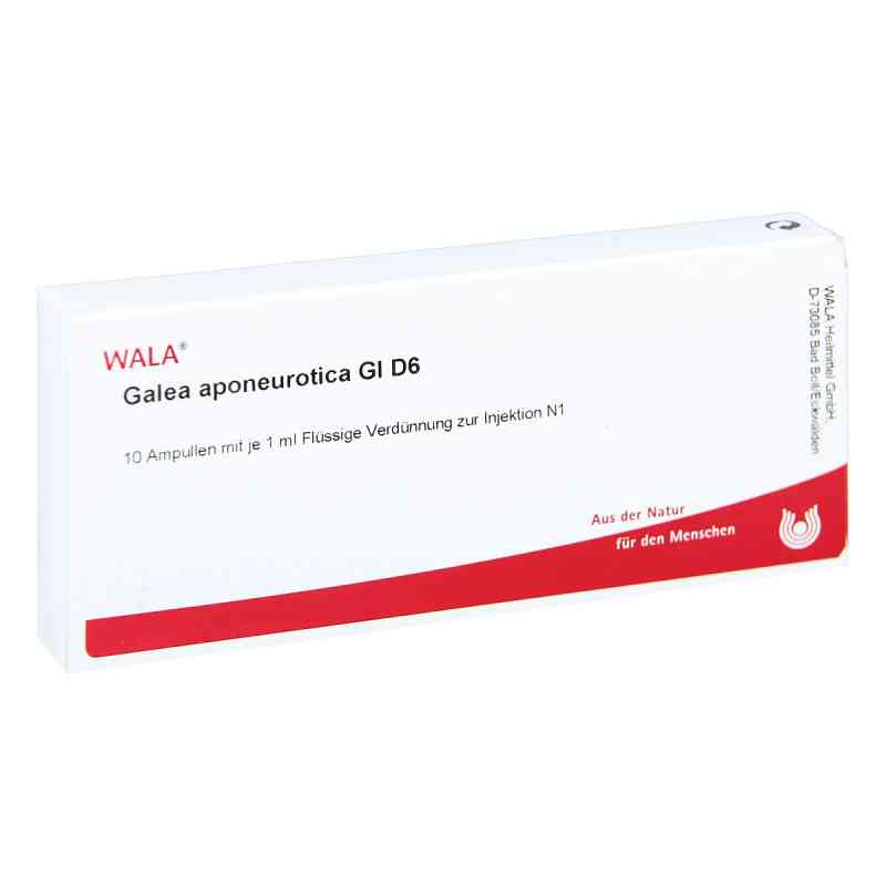 Galea Aponeurotica Gl D6 Ampullen 10X1 ml von WALA Heilmittel GmbH PZN 02831018