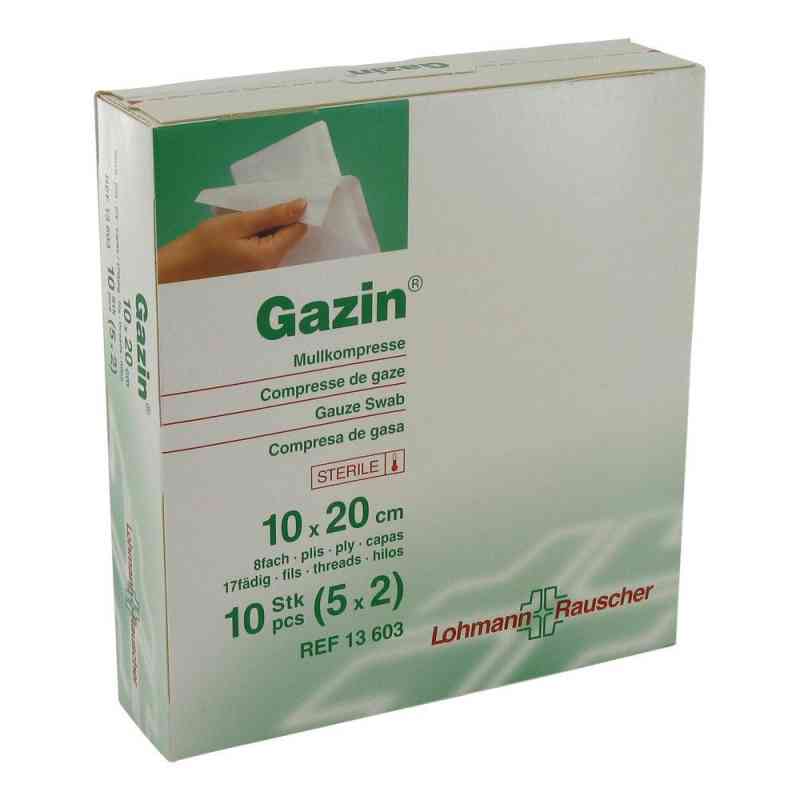 Gazin Kompressen 10x20cm 8fach steril 5X2 stk von Lohmann & Rauscher GmbH & Co.KG PZN 03448994