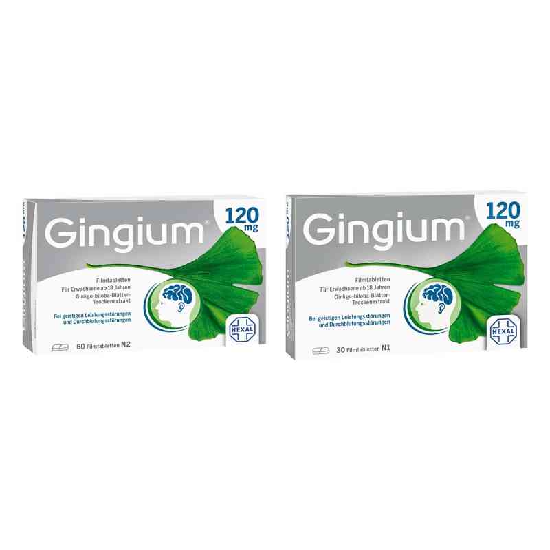 Gingium® 120 mg Filmtabletten 30+60 stk von  PZN 08102999