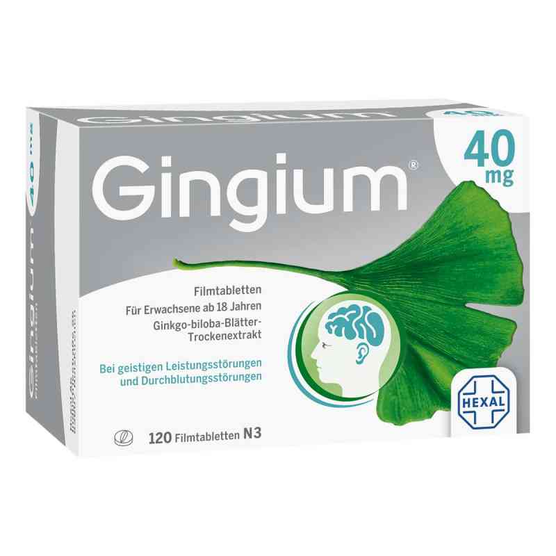 Gingium® 40 mg Filmtabletten 120 stk von Hexal AG PZN 08832734