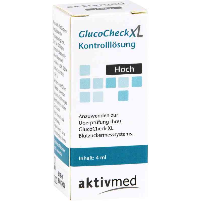 Gluco Check Xl Kontroll Lösung hoch 4 ml von Aktivmed GmbH PZN 07543577