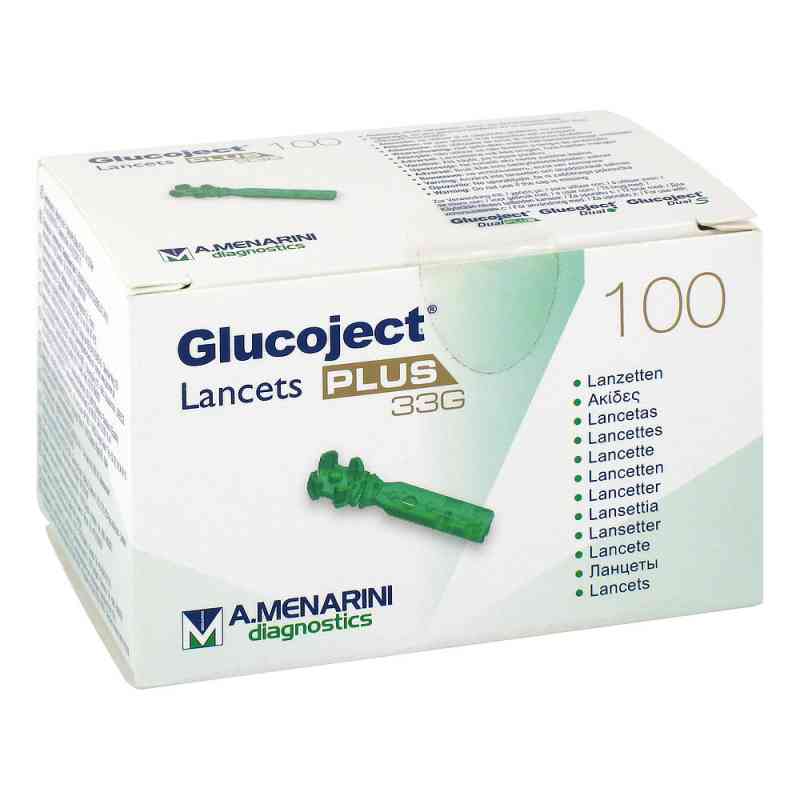 Glucoject Lancets Plus 33 G 100 stk von Pharma Gerke Arzneimittelvertriebs GmbH PZN 11518987