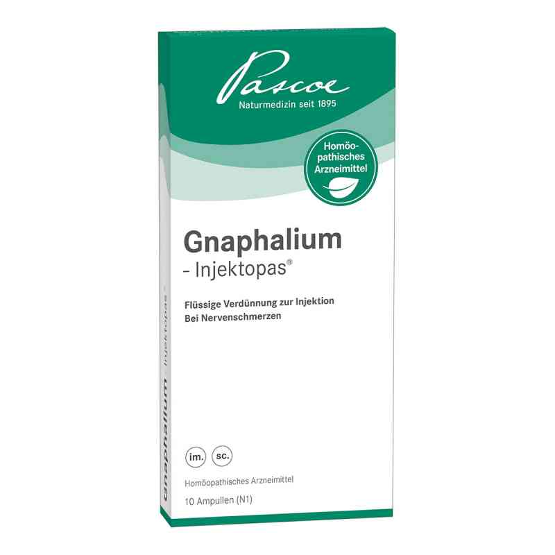 Gnaphalium Injektopas Ampullen 10 stk von Pascoe pharmazeutische Präparate GmbH PZN 11186031