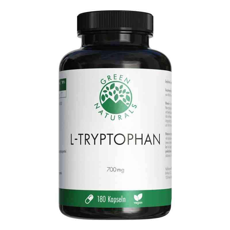 GREEN NATURALS L-Tryptophan 700 mg Hochdosis Kapseln vegan 180 stk von Heilpflanzenwohl GmbH PZN 18905641