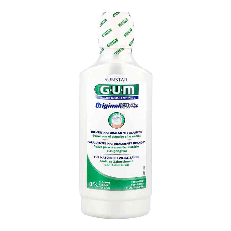 GUM Original White Mundspülung ohne Alkohol 500 ml von Sunstar Deutschland GmbH PZN 00195914