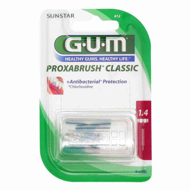 GUM Proxabrush Ersatzbürsten 0,7 mm Kerze 8 stk von Sunstar Deutschland GmbH PZN 01840877