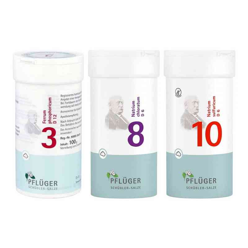 Gut gewappnet - Schüßler-Kombi von Pflüger 3x100 g von Homöopathisches Laboratorium Alexander Pflüger Gmb PZN 08102206