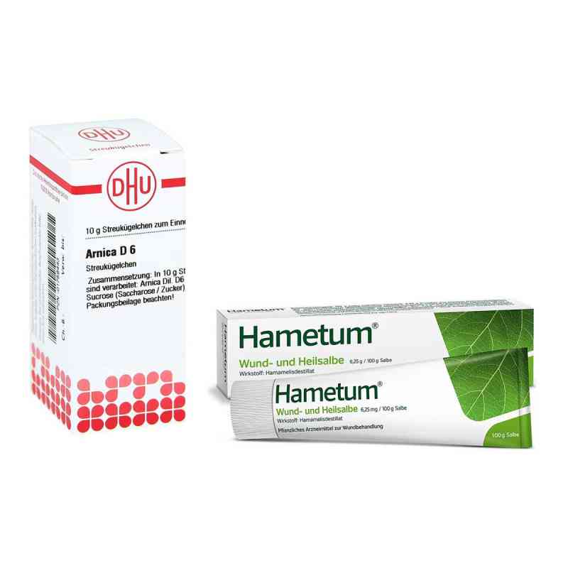 Hametum Wund- & Heilsalbe 100 g und Arnica D6 Globuli Dhu 10 g 100+10 g von  PZN 08105298