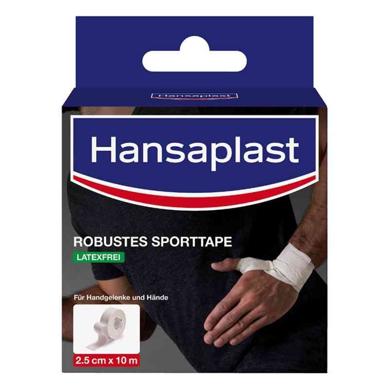 Hansaplast Robustes Sporttape 2,5 cm x 10m Weiß 1 stk von Beiersdorf AG PZN 18190797