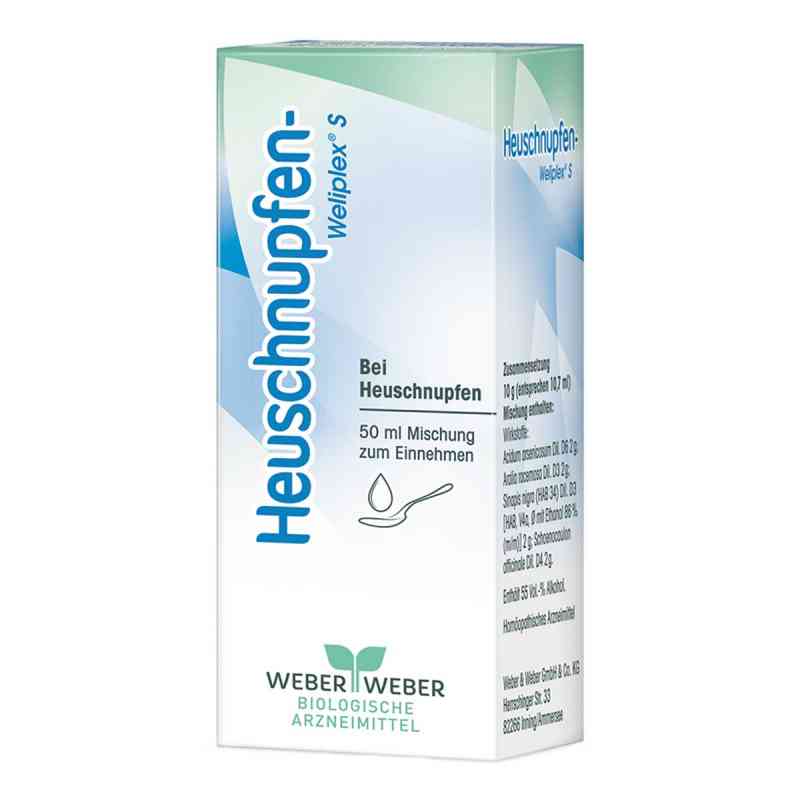 Heuschnupfen Weliplex S Tropfen zum Einnehmen 50 ml von WEBER & WEBER GmbH PZN 04377397