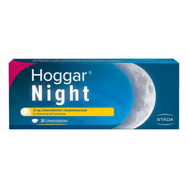 Hoggar Night 25 mg Doxylamin Schlaf-Schmelztabletten 20 stk von STADA Consumer Health Deutschland GmbH PZN 14144168