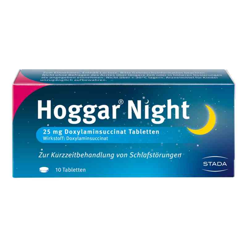 Hoggar Night 25 mg Doxylamin Schlaftabletten 10 stk von STADA Consumer Health Deutschlan PZN 04402020