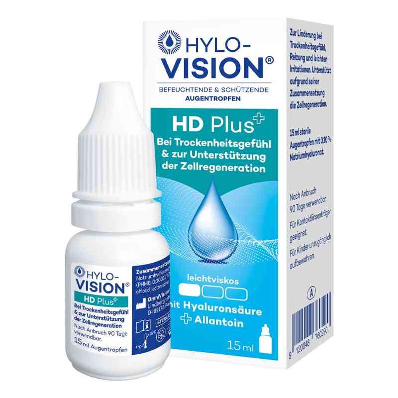 Hylo-Vision Hd Plus Augentropfen 15 ml von OmniVision GmbH PZN 00660469