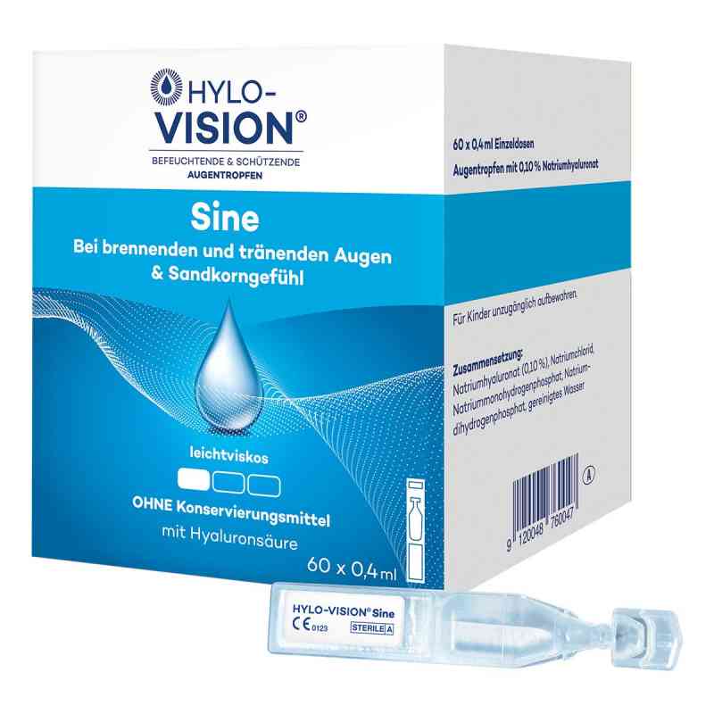 Hylo-Vision Sine Einzeldosispipetten 60X0.4 ml von OmniVision GmbH PZN 04522008