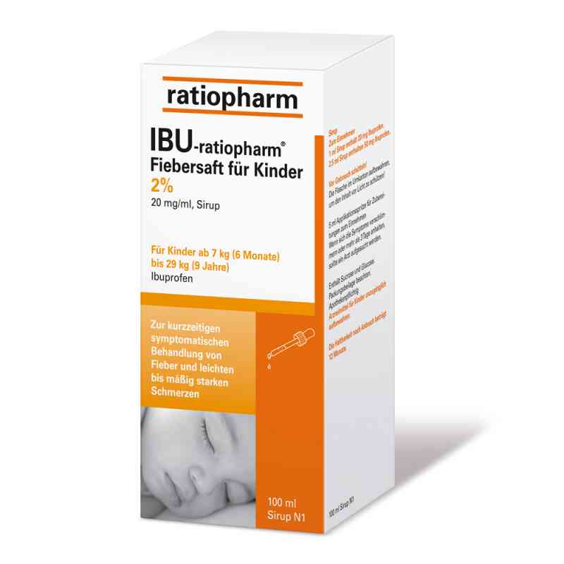 IBU-ratiopharm 2% Fiebersaft für Kinder 100 ml von ratiopharm GmbH PZN 00696266
