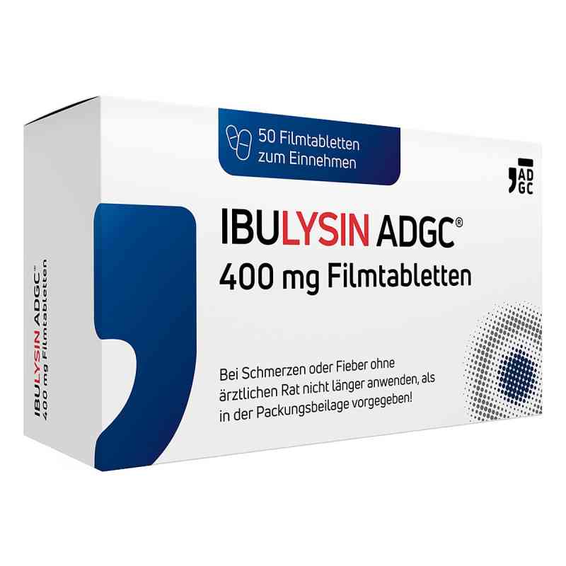 Ibulysin ADGC 400 mg Filmtabletten 50 stk von Zentiva Pharma GmbH PZN 17919894