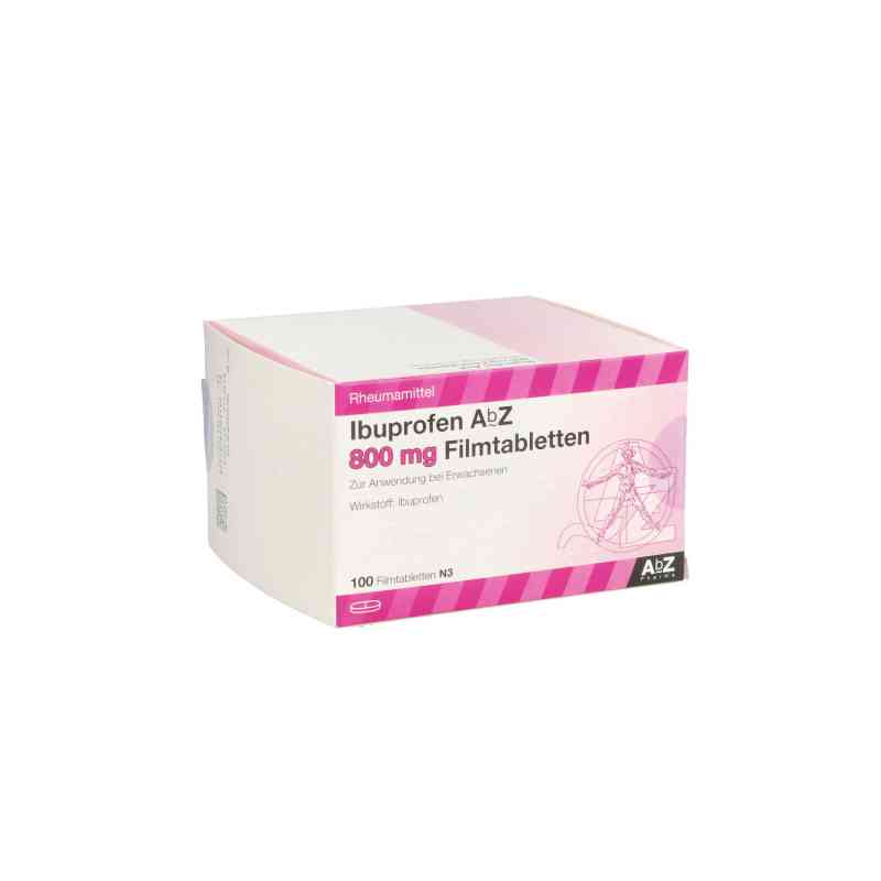 Ibuprofen AbZ 800mg 100 stk von AbZ Pharma GmbH PZN 01016150