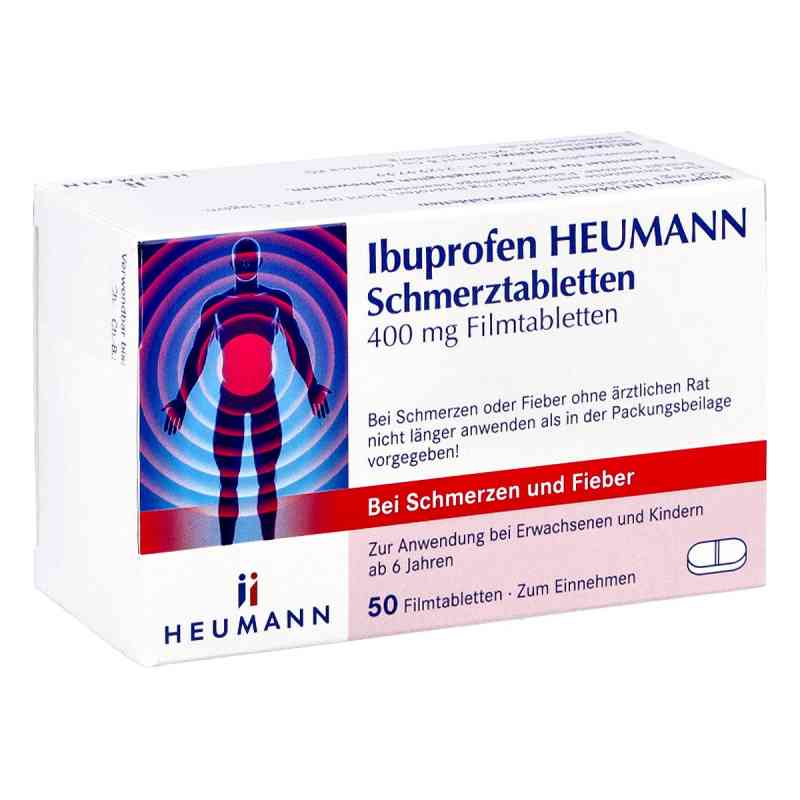 Ibuprofen Heumann Schmerztabletten 400mg 50 stk von HEUMANN PHARMA GmbH & Co. Generi PZN 07728561