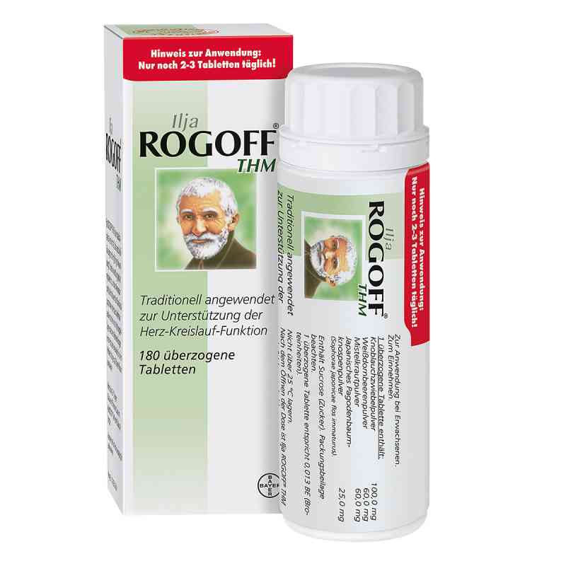 Ilja Rogoff Thm überzogene Tabletten 180 stk von SANAVITA Pharmaceuticals GmbH PZN 08904132