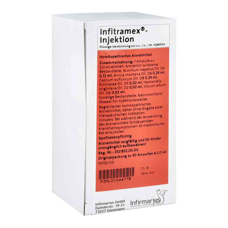 Infitramex Injektion 50 stk von Infirmarius GmbH PZN 01044778