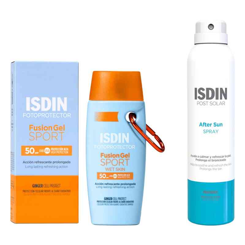 ISDIN Fotoprotector Fusion Gel Sport LSF 50 + After Sun 100+200 ml von ISDIN GmbH PZN 08106448