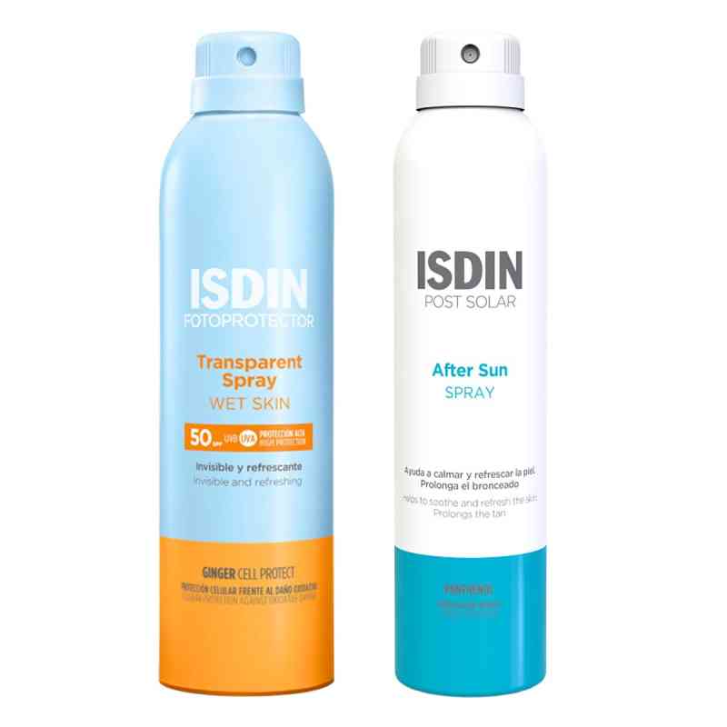 ISDIN Fotoprotector Sonnenspray LSF 50 + After Sun 250+200 ml von ISDIN GmbH PZN 08106451