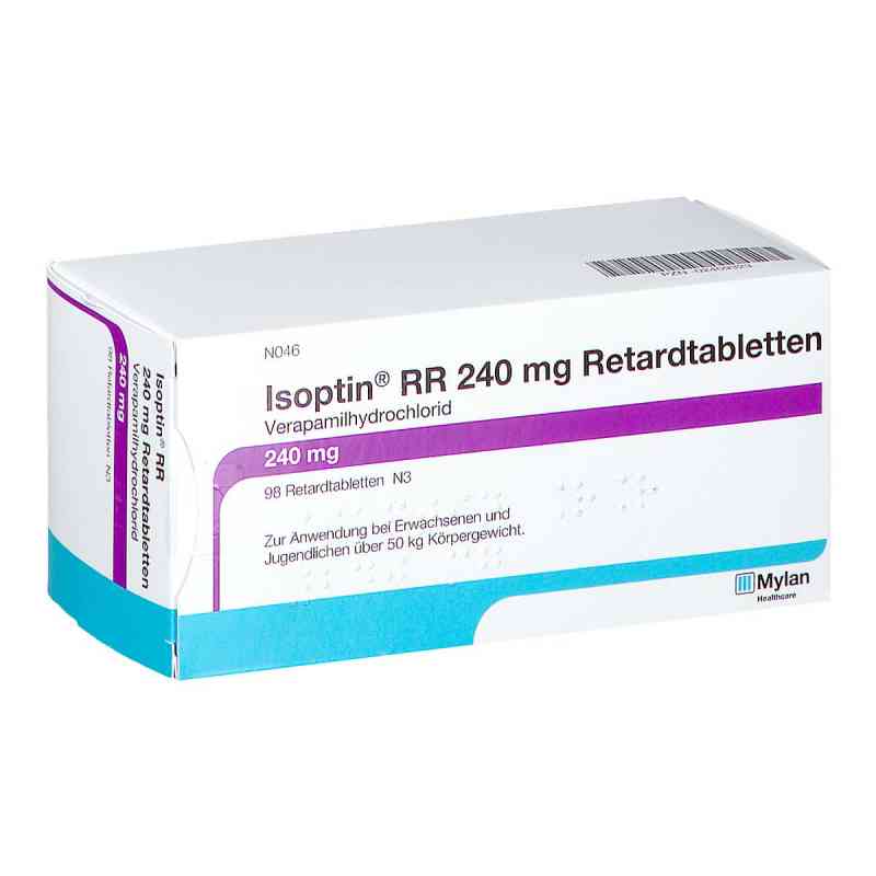 Isoptin RR 240mg 98 stk von Mylan Healthcare GmbH PZN 02459323