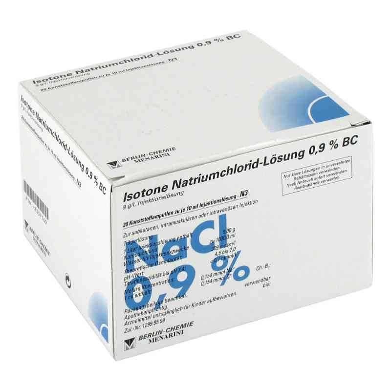 Isotone Nacl Lösung 0,9% Bc Plastik amp.inj.-lsg. 20X10 ml von BERLIN-CHEMIE AG PZN 02337169