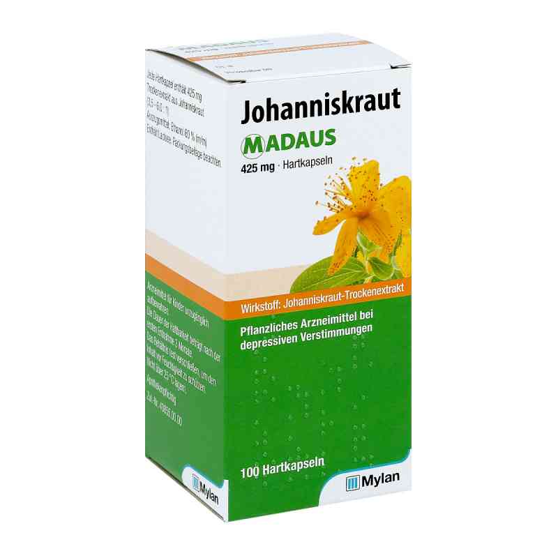 Johanniskraut Madaus 425 mg Hartkapseln 100 stk von Cooper Consumer Health Deutschland GmbH PZN 15580233
