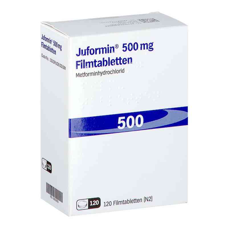 Juformin 500mg 120 stk von JUTA Pharma GmbH PZN 00836856