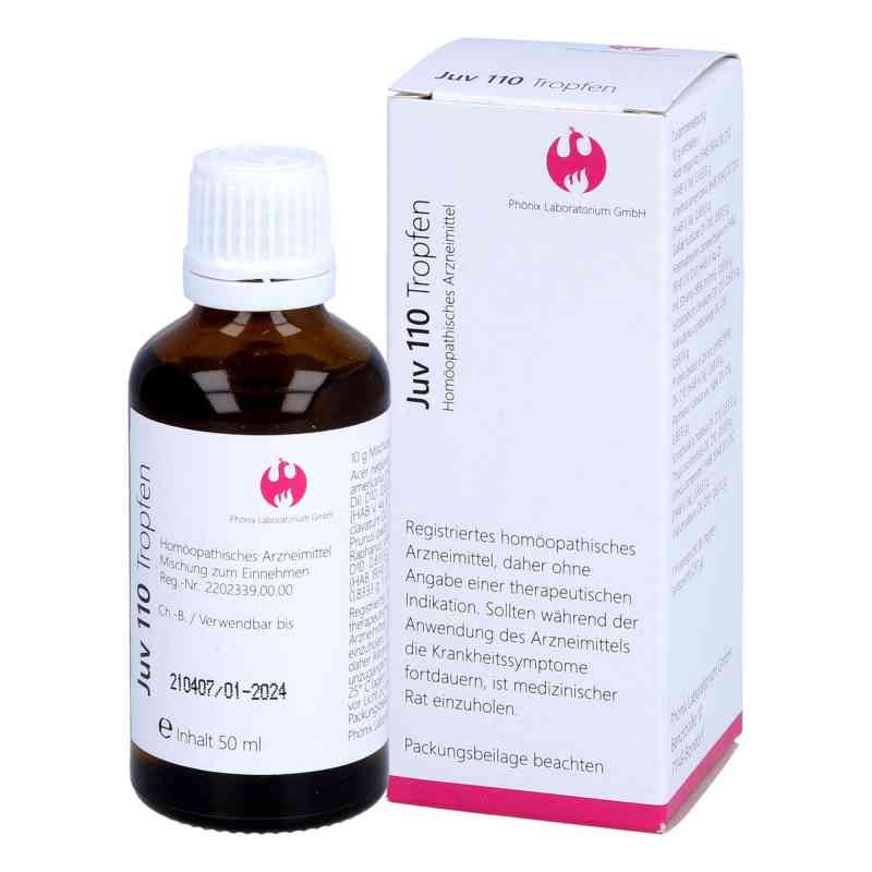 Juv 110 Tropfen 50 ml von PHöNIX LABORATORIUM GmbH PZN 16680020
