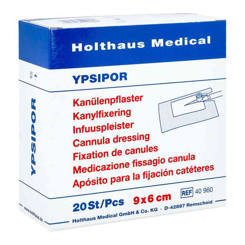 Kanülenpflaster Ypsipor 20 stk von Holthaus Medical GmbH & Co. KG PZN 01259651