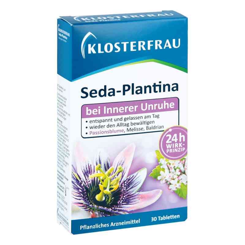 Klosterfrau Seda-Plantina überzogene Tabletten 30 stk von MCM KLOSTERFRAU Vertr. GmbH PZN 10992646