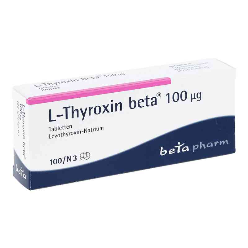 L-Thyroxin beta 100μg 100 stk von betapharm Arzneimittel GmbH PZN 02134153
