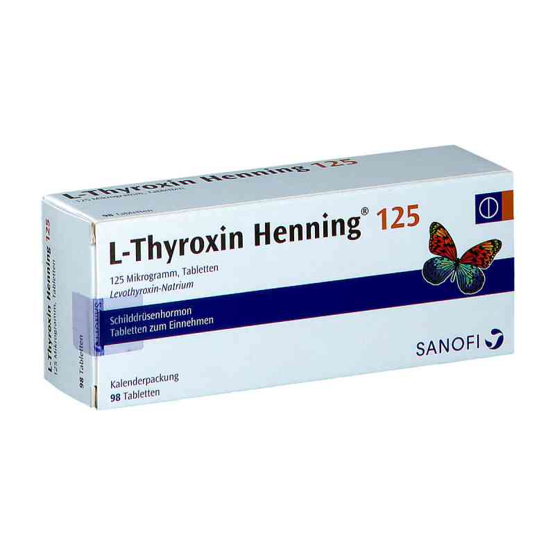 L-Thyroxin Henning 125 98 stk von Sanofi-Aventis Deutschland GmbH PZN 00300452