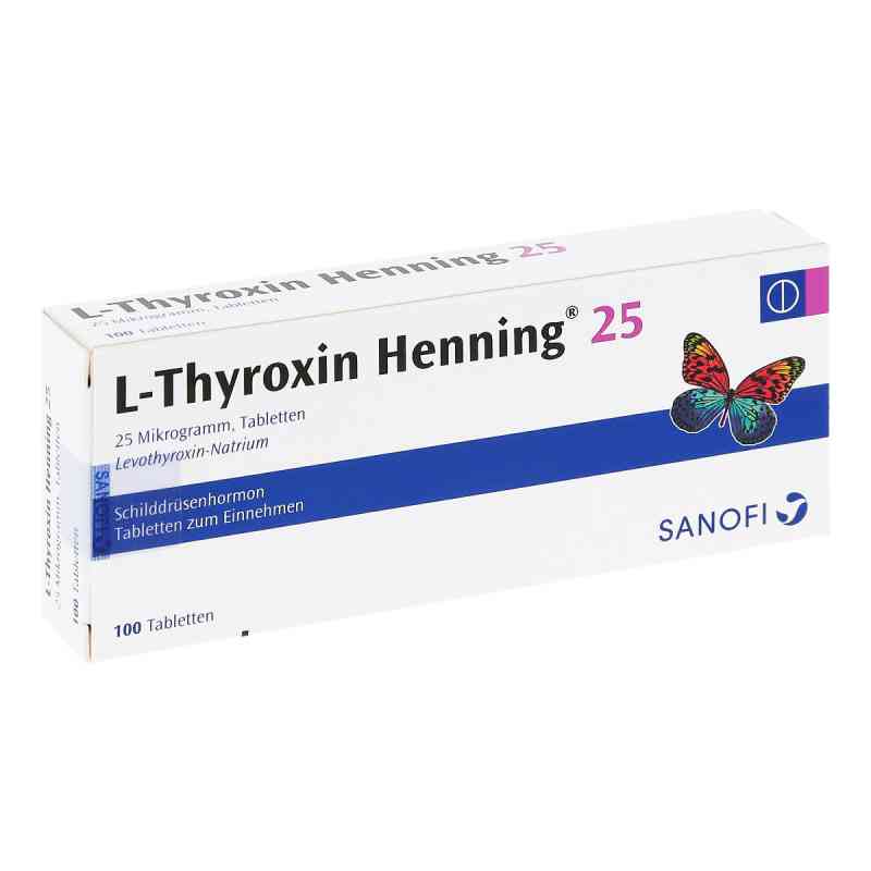 L-Thyroxin Henning 25 100 stk von Sanofi-Aventis Deutschland GmbH PZN 02532681