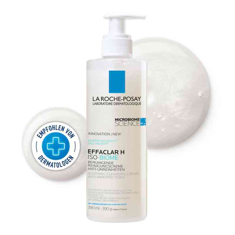 La Roche Posay Effaclar H Iso-Biome Reinigungscreme 390 ml von L'Oreal Deutschland GmbH PZN 17862160